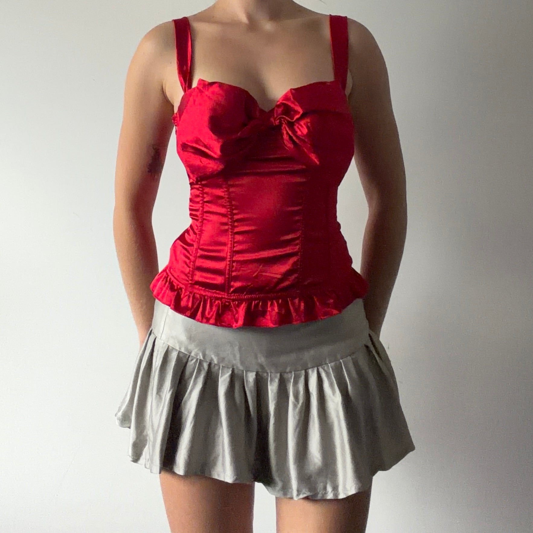 No Excuse Satin Bow Corset | 6-8 C