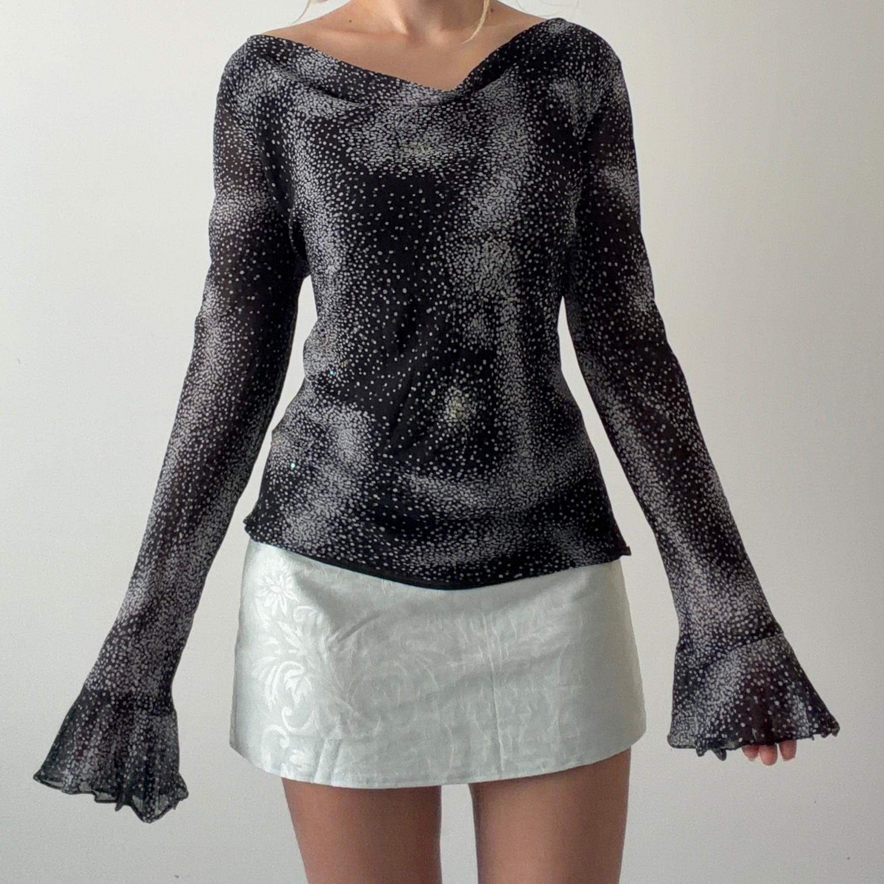Amelia Austin Silk Cowl Top | 14-16