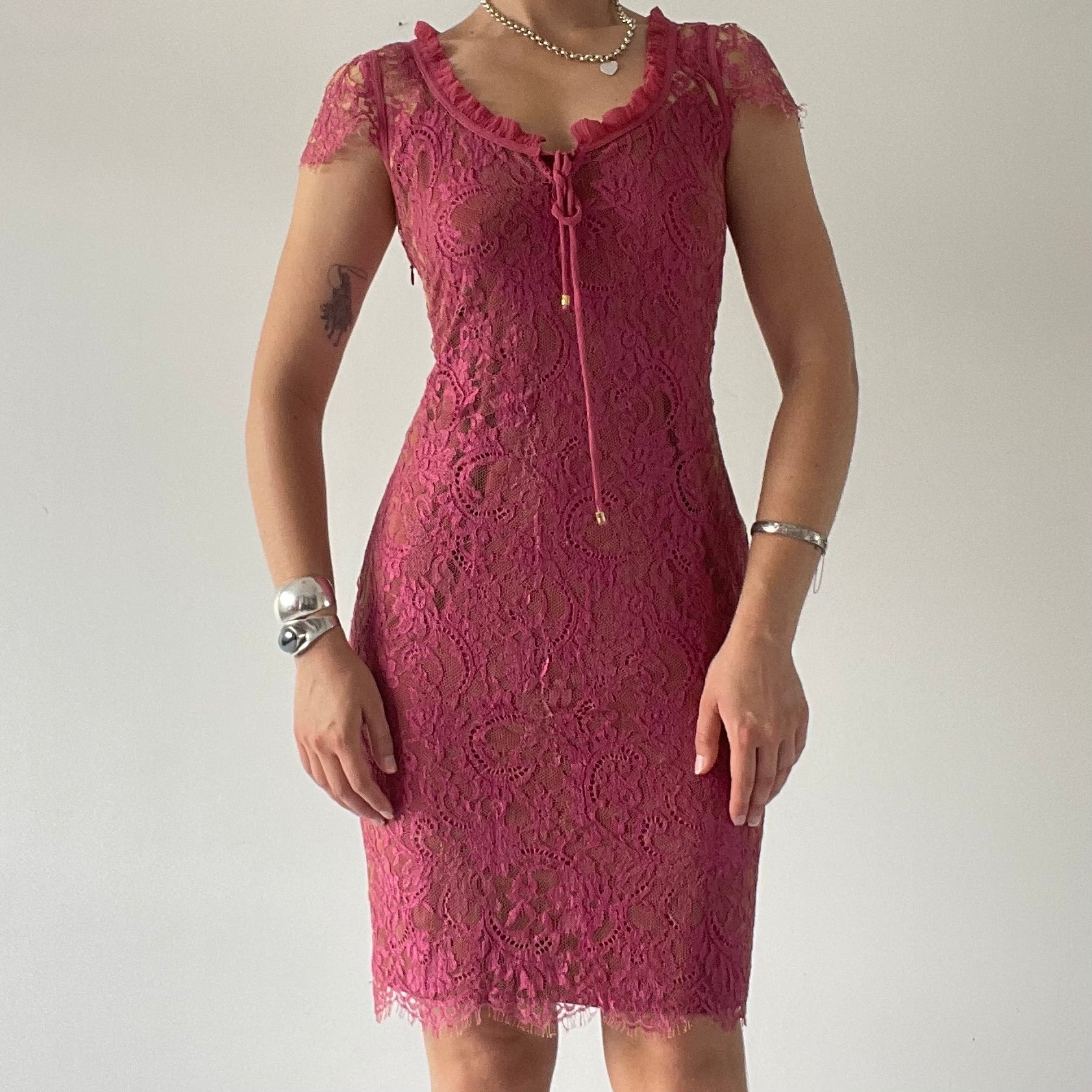 Moss & Spy Lace Midi Dress | 8-10
