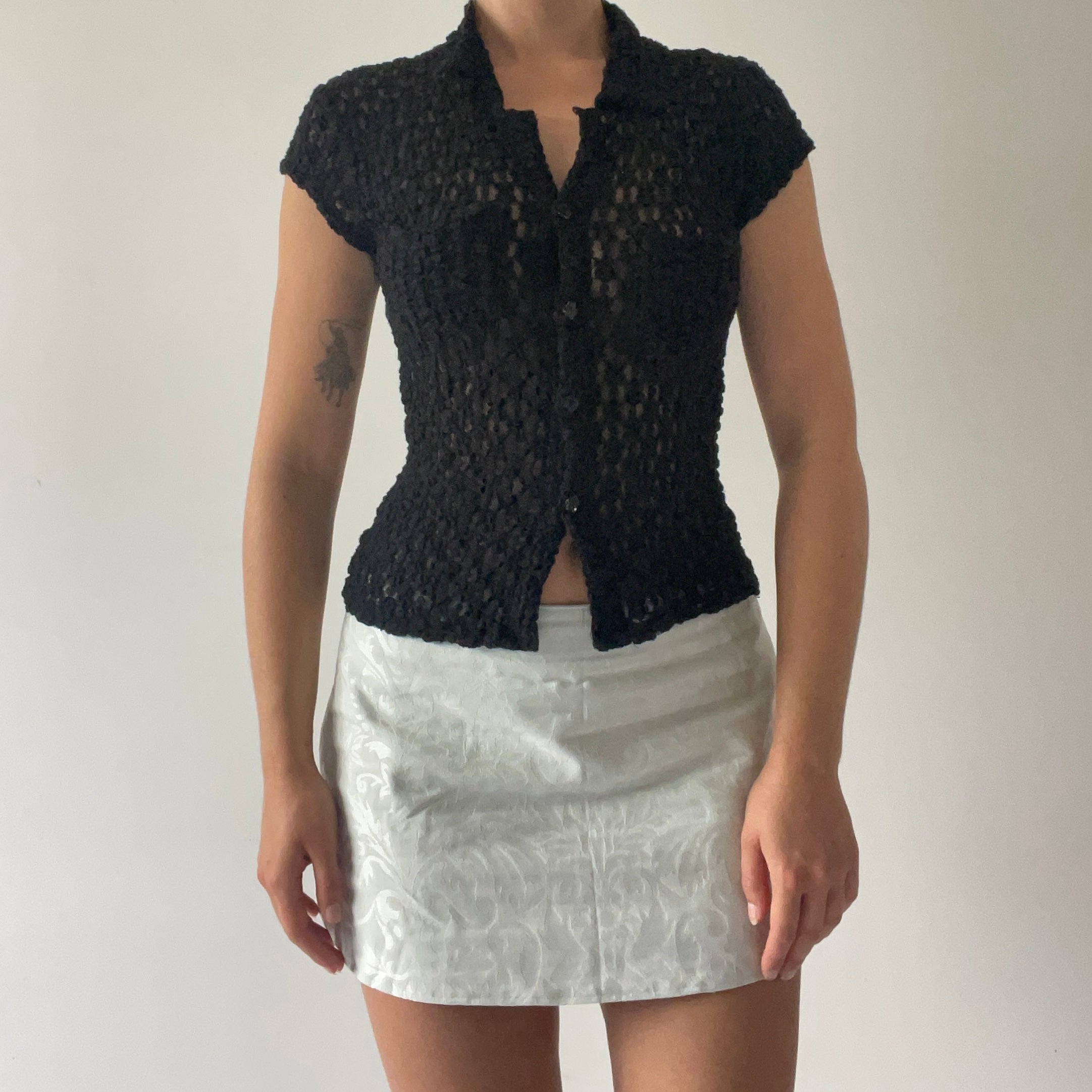 Voodoo Dolls Lace Button Up | 6-10