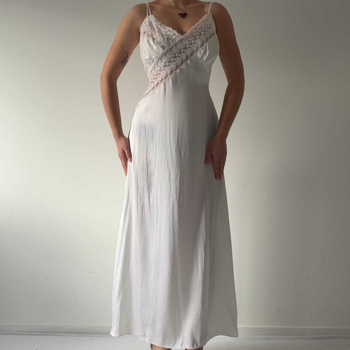 Günes Satin Slip Dress | S-M