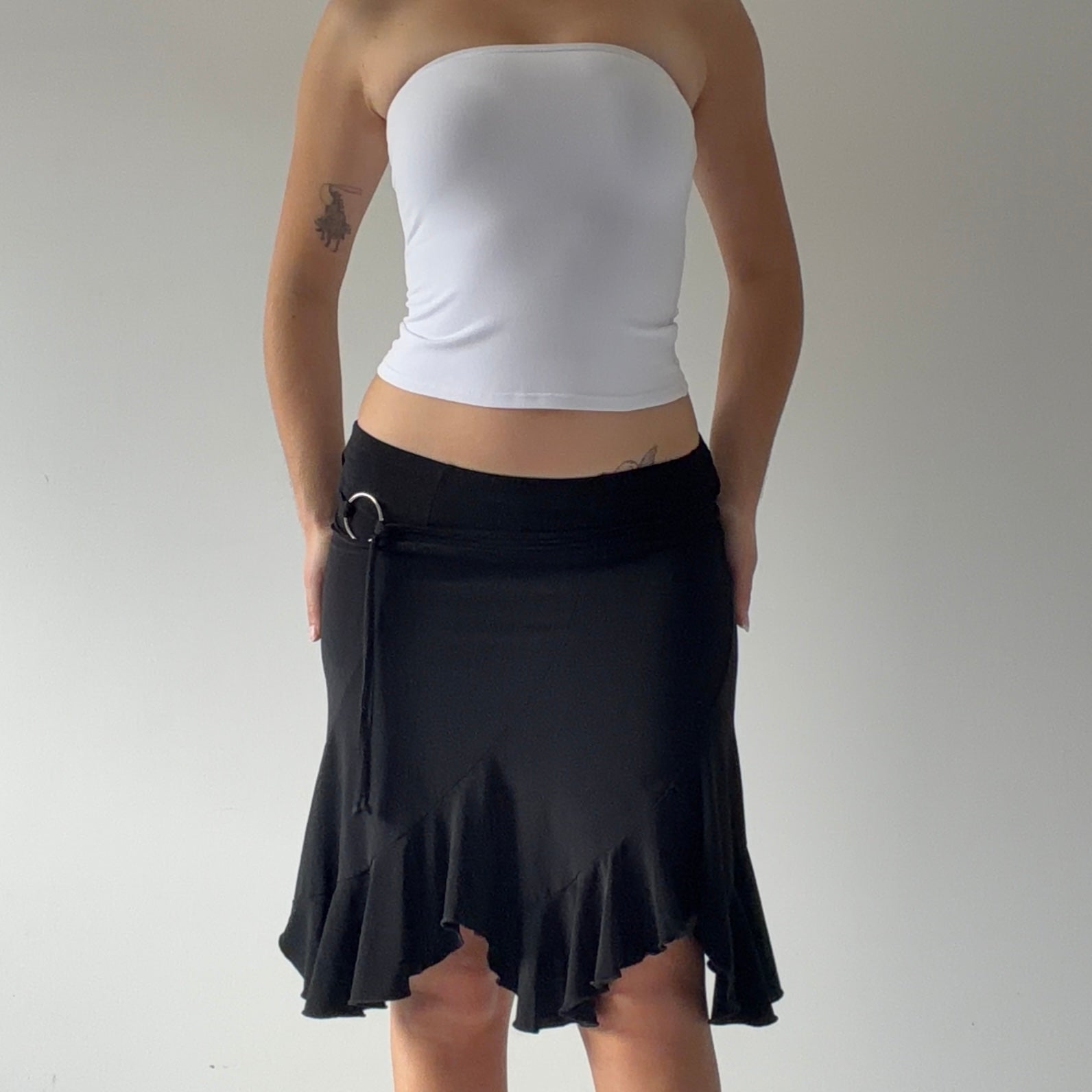 Vamp Asymmetric Midi Skirt | 6-8
