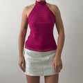 Mandolin Silk Halter Top | 6-8