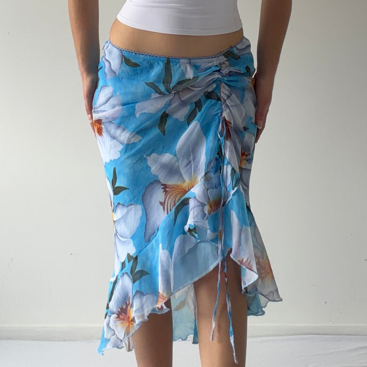 Body & Soul Floral Midi Skirt | XS-S