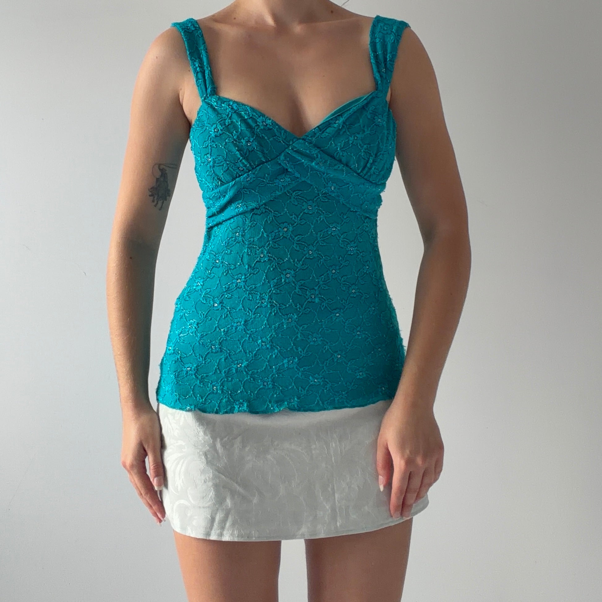 Byer California Lace Babydoll Top | S