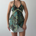 Candies Paisley Halter Top | M