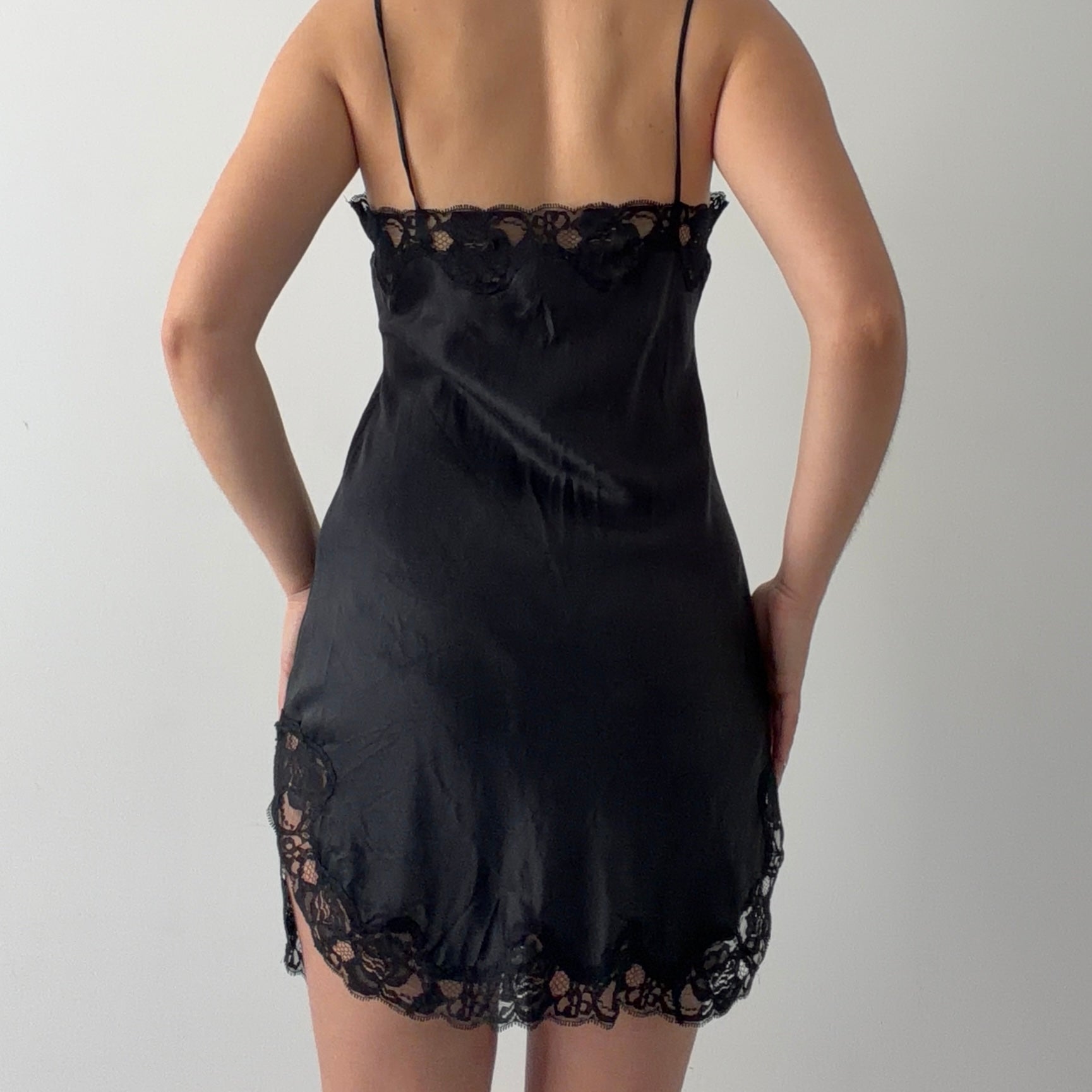 Victoria's Secret Gold Label Silk Slip | L