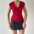 Glory Fitted Ruffle Top | 10-12