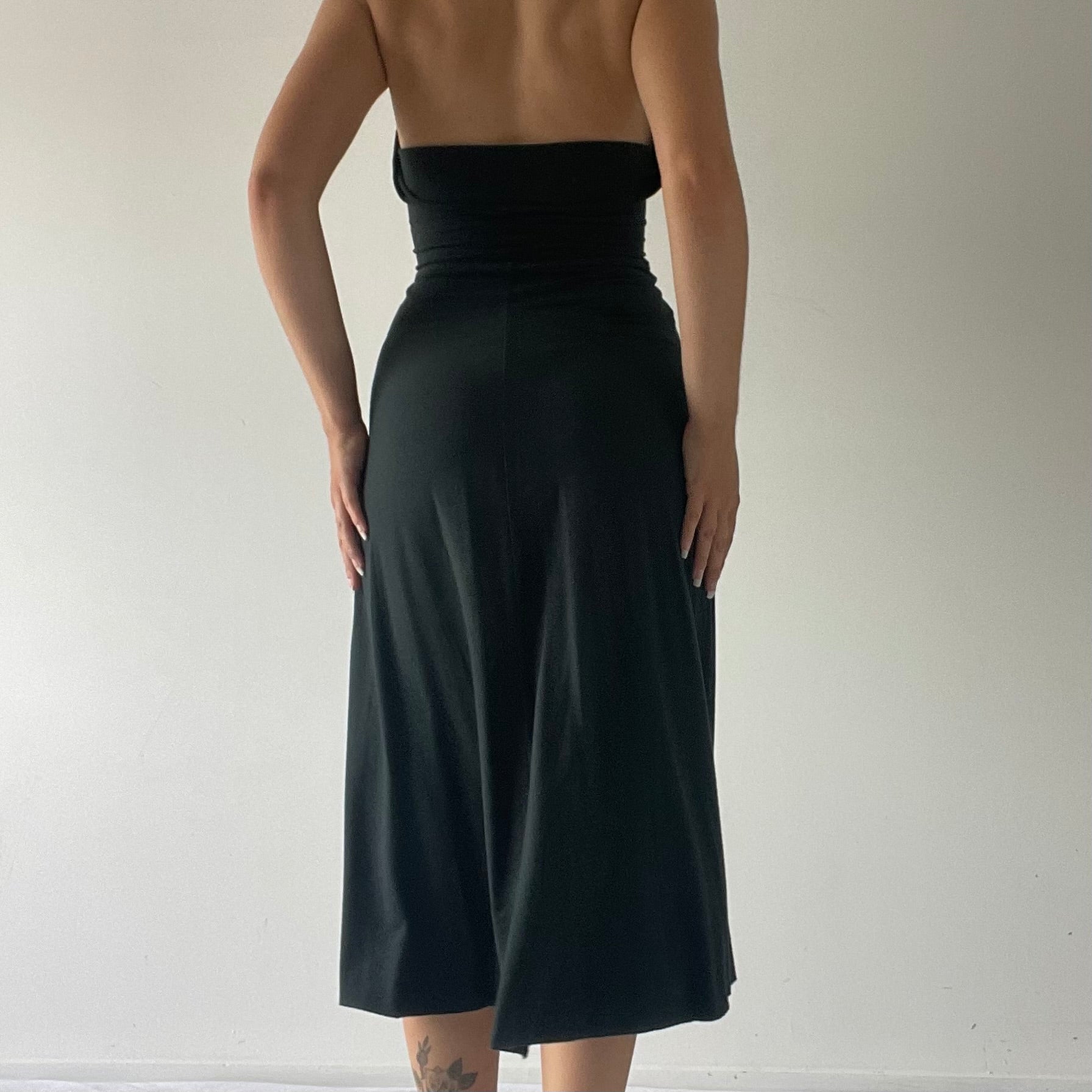 Asymmetric Halter Dress | 8-10