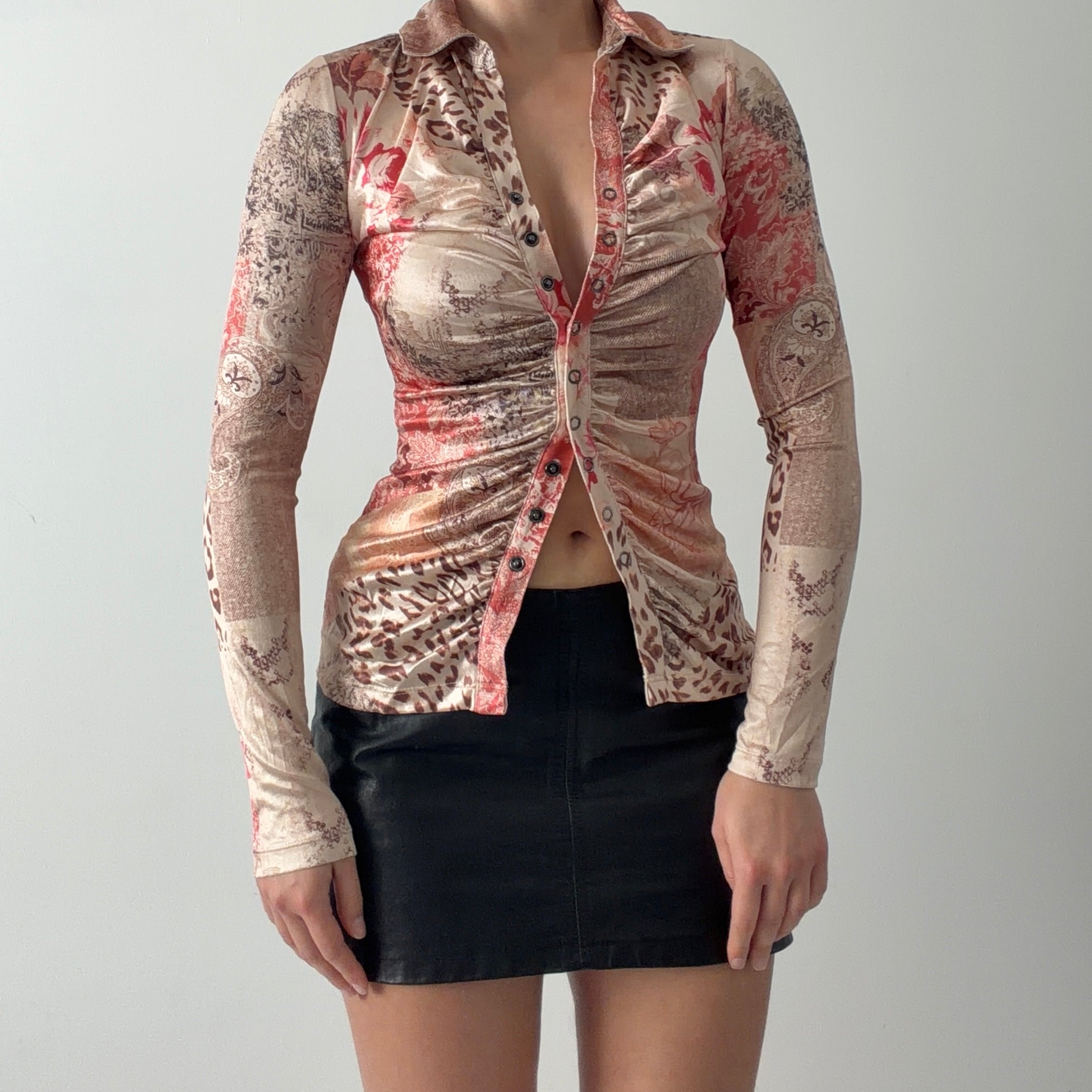 Guess Ruched Long Sleeve | XS