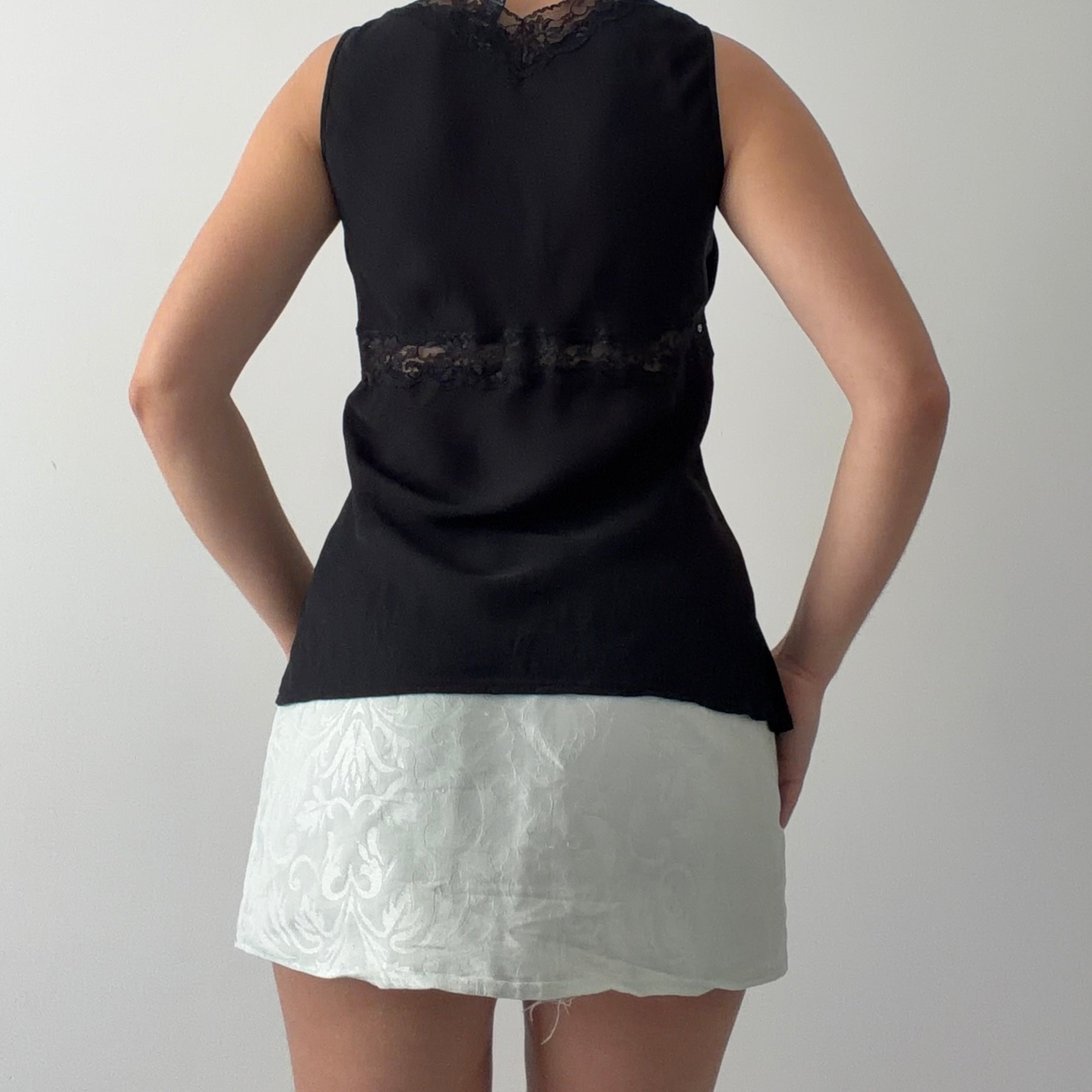 Alfani Silk Lace Cami | L