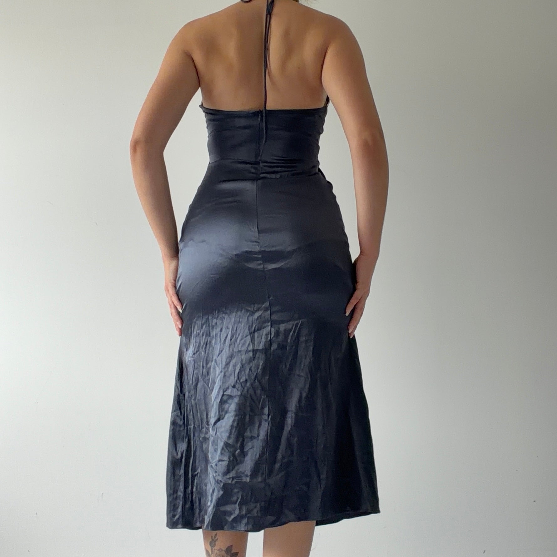 Truese Silk Halter Dress | 6-8