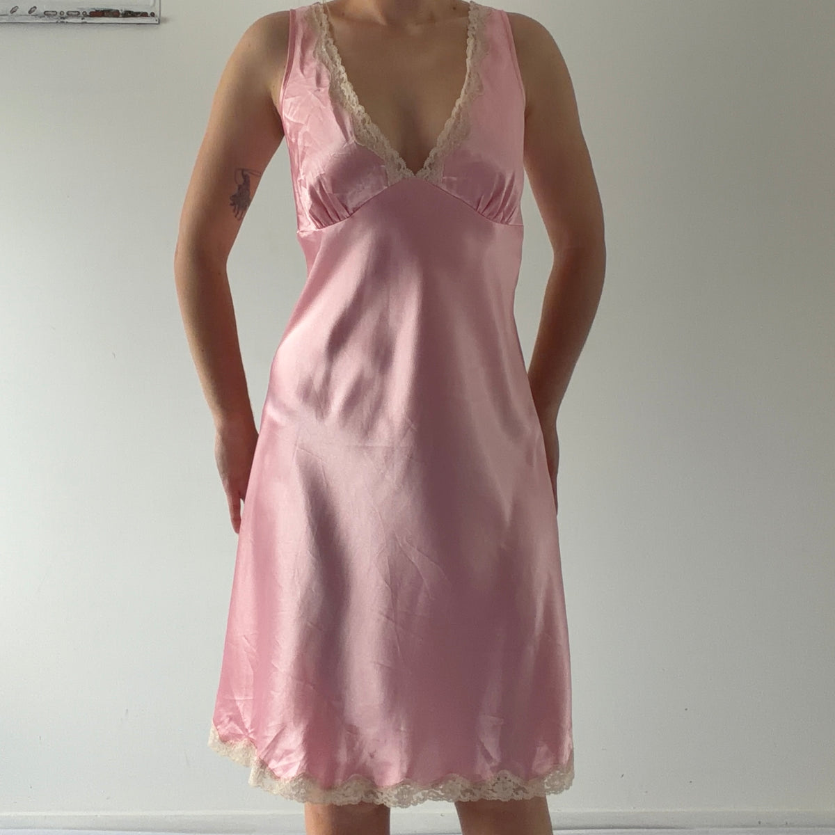 Victoria's Secret Babydoll Satin Slip | L