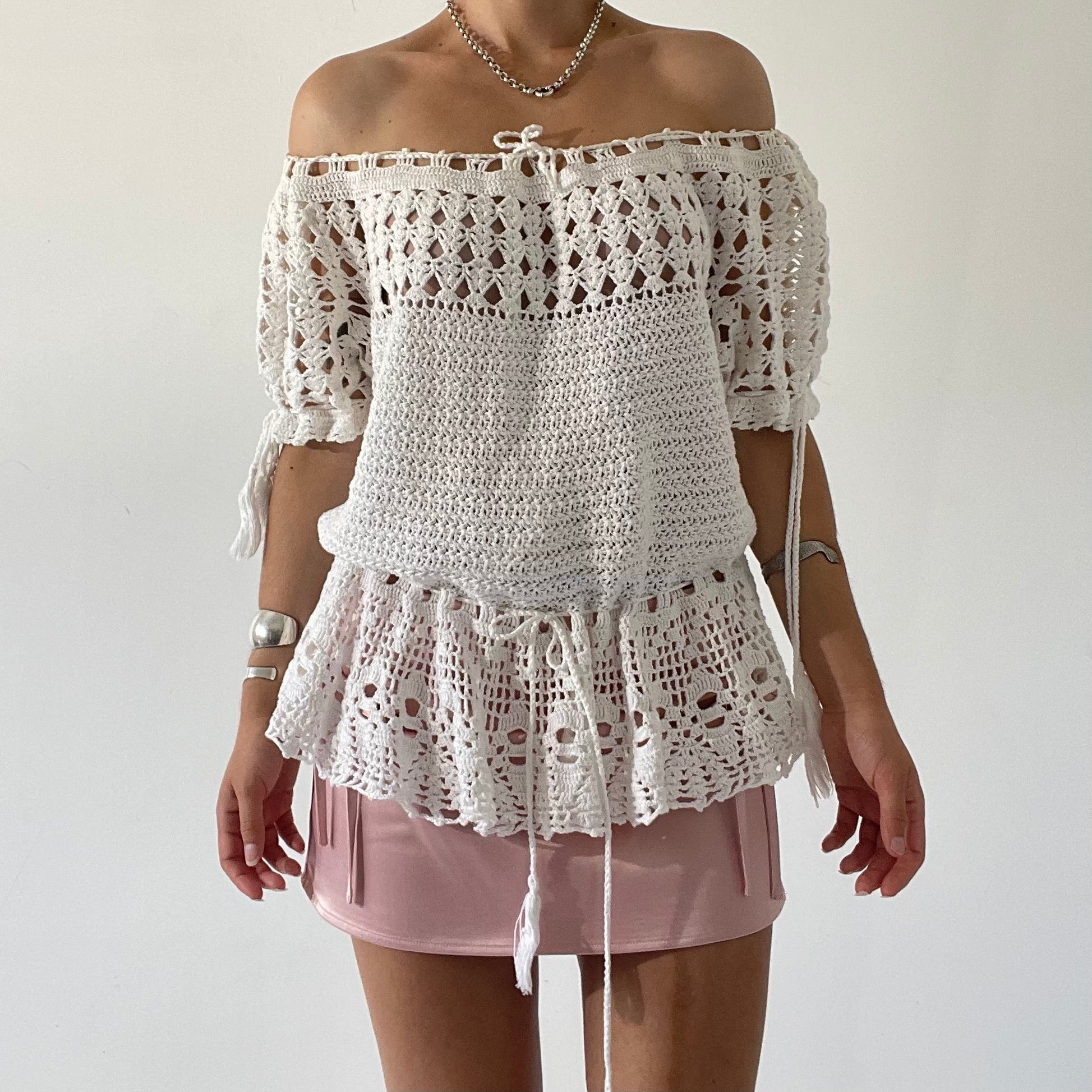 Crochet Babydoll Top | S-L