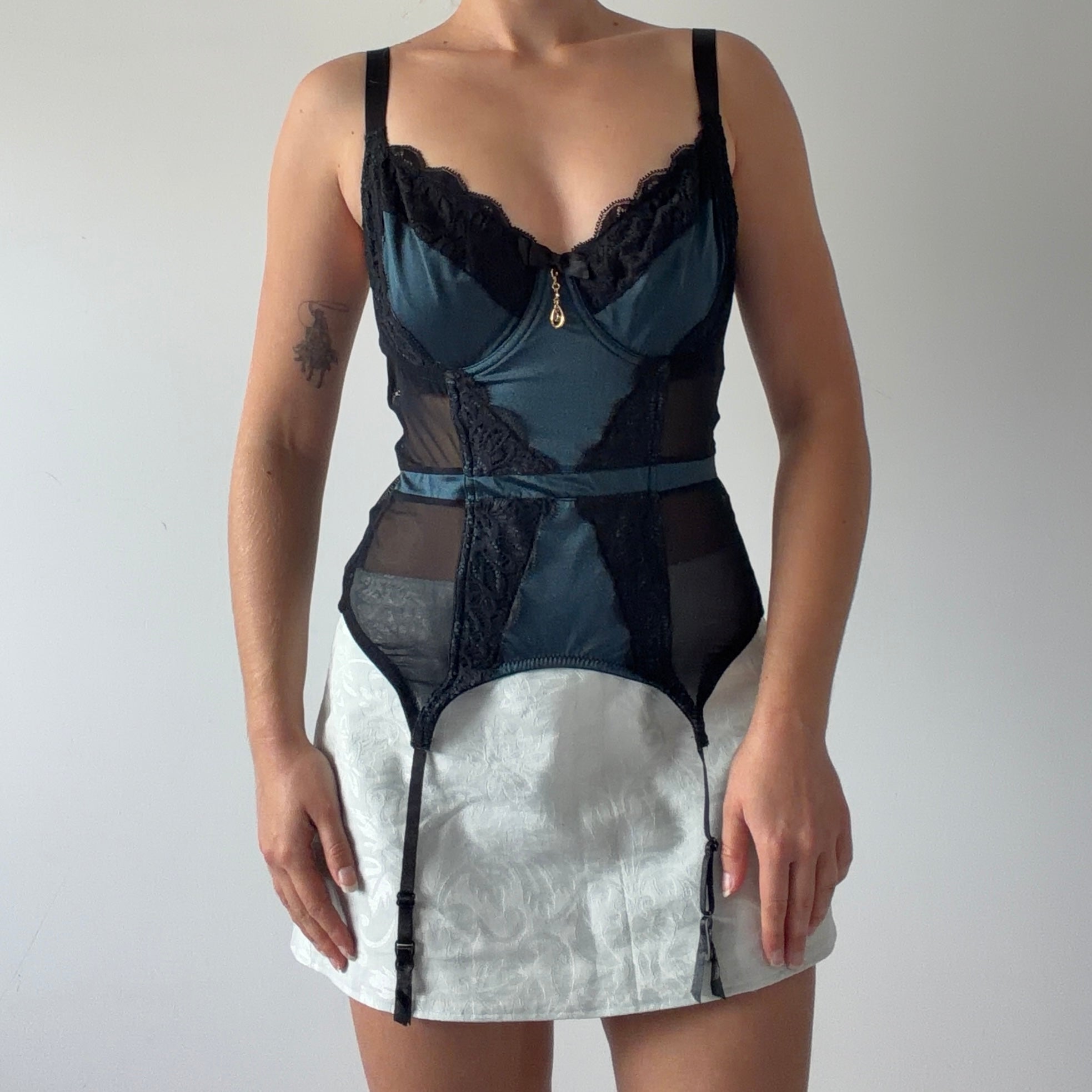 French Satin Corset | 10-12
