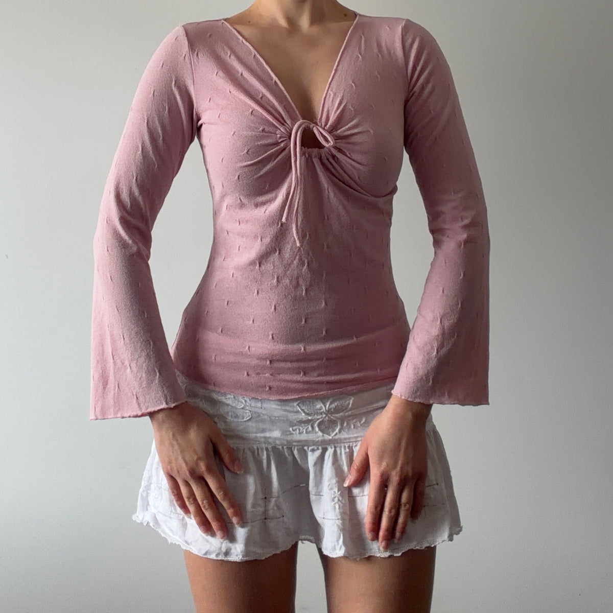 Helium Bell Sleeve Top | S