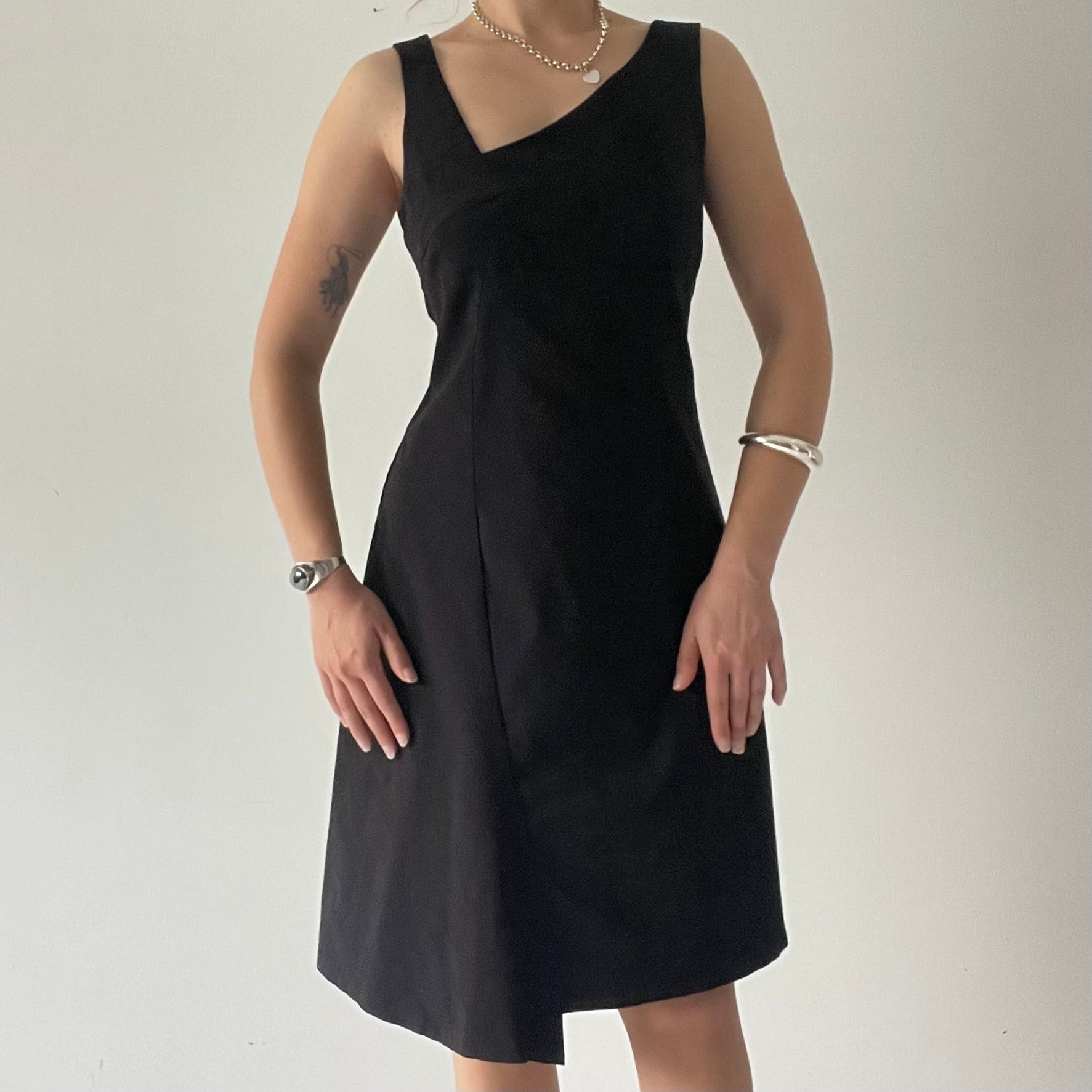 Cue Asymmetric Midi Dress | 10-12