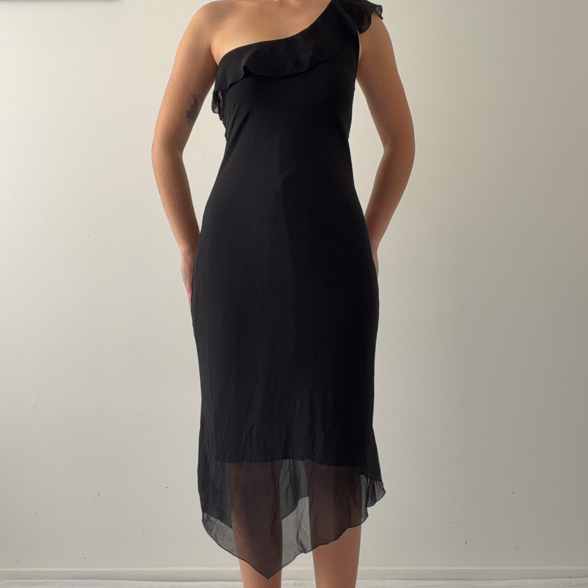 Arte & Cor Asymmetric Midi Dress | 10-12