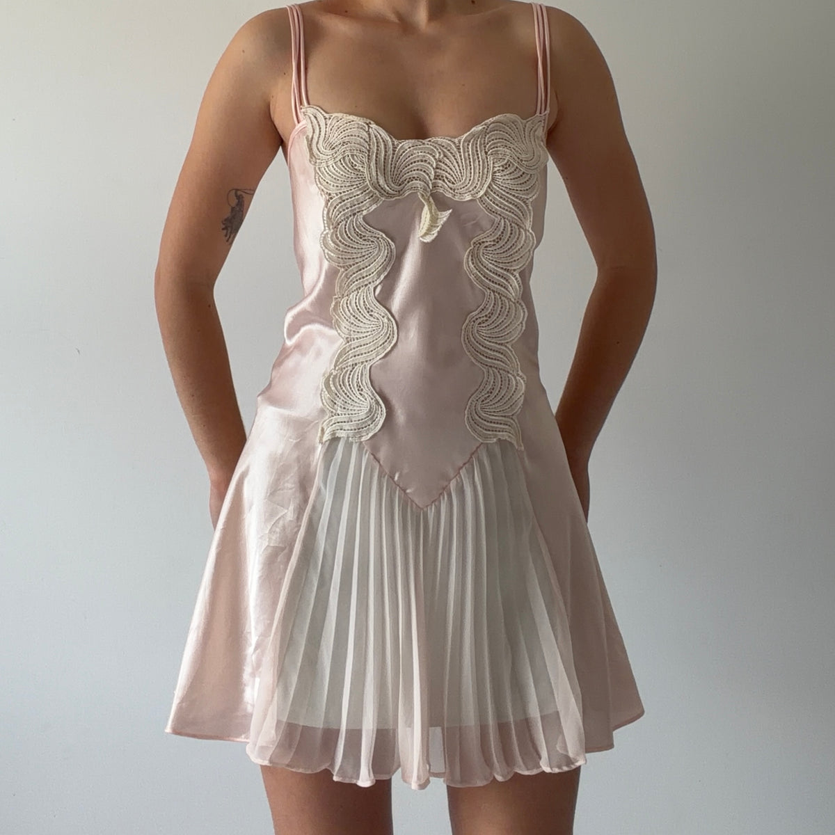 Flora Nikrooz Satin Slip Dress | L