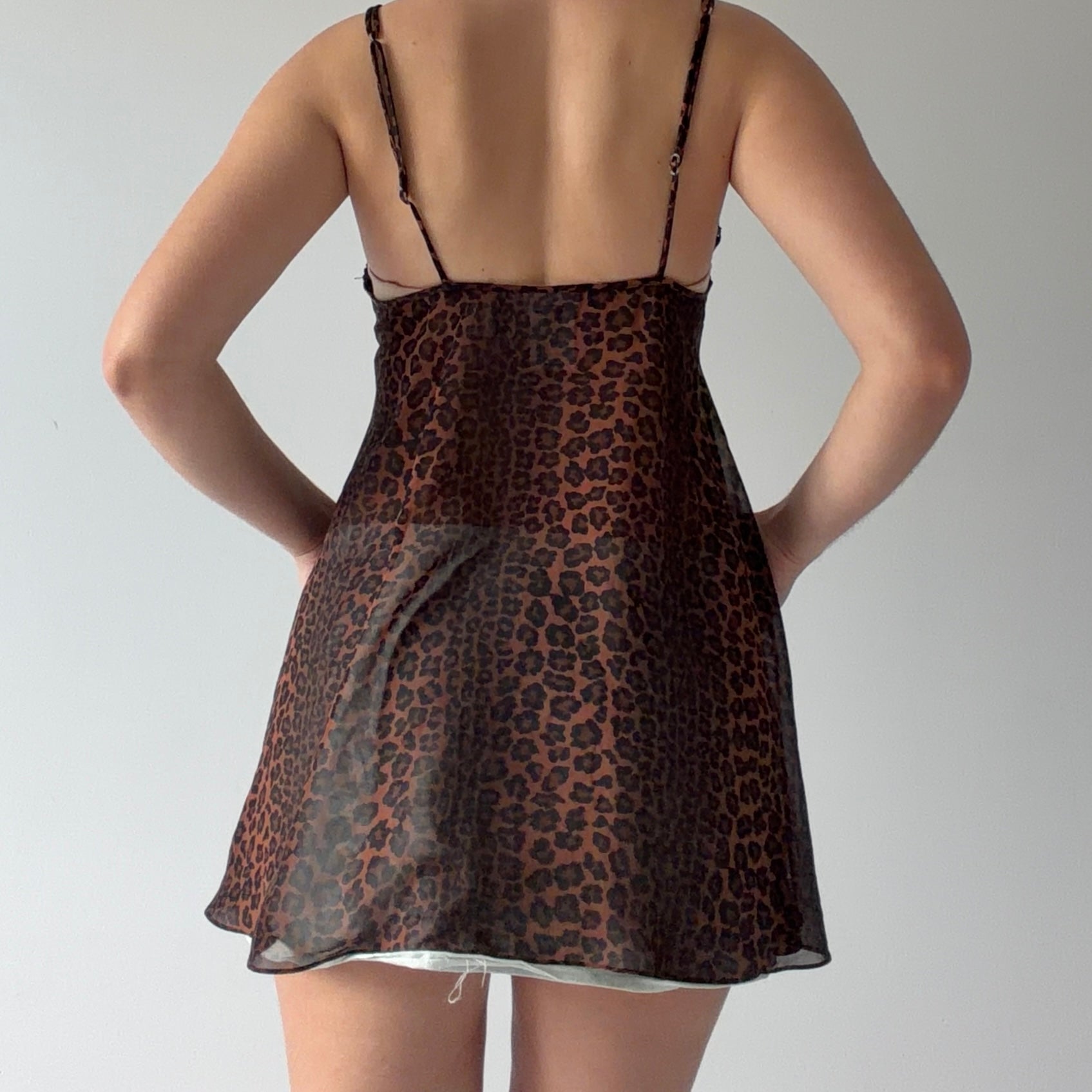 Secret Treasures Leopard Babydoll Top | M