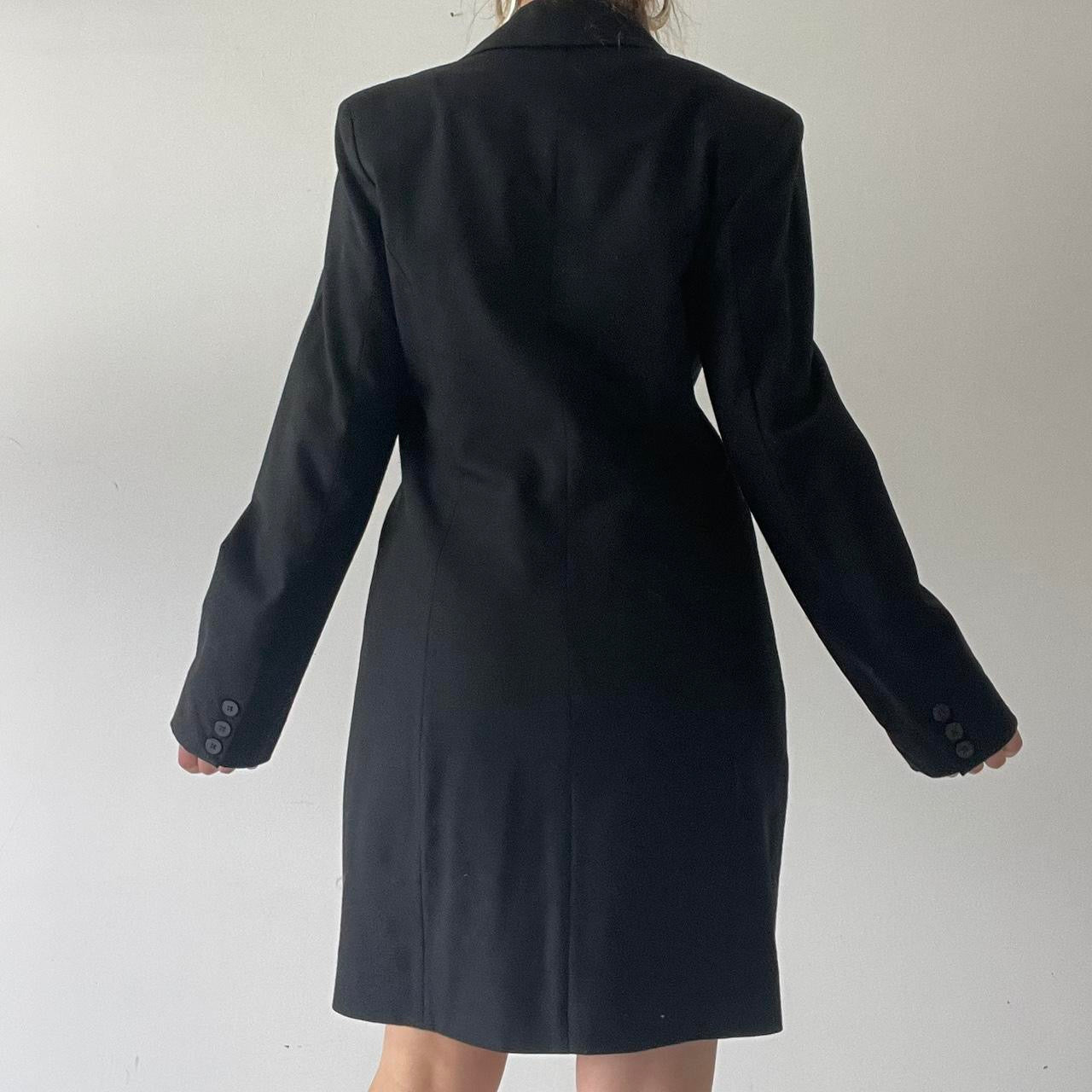 90s Max Wool Blazer + Dress Set | M
