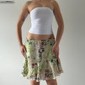 Ally B Floral Midi Skirt | 10-12
