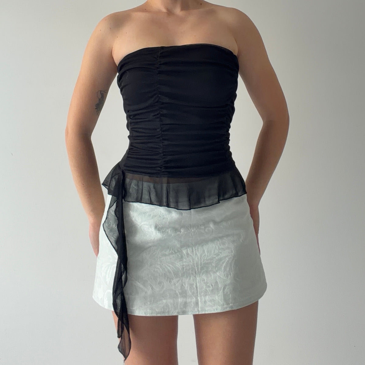 Heart Moon Star Strapless Top | S-M