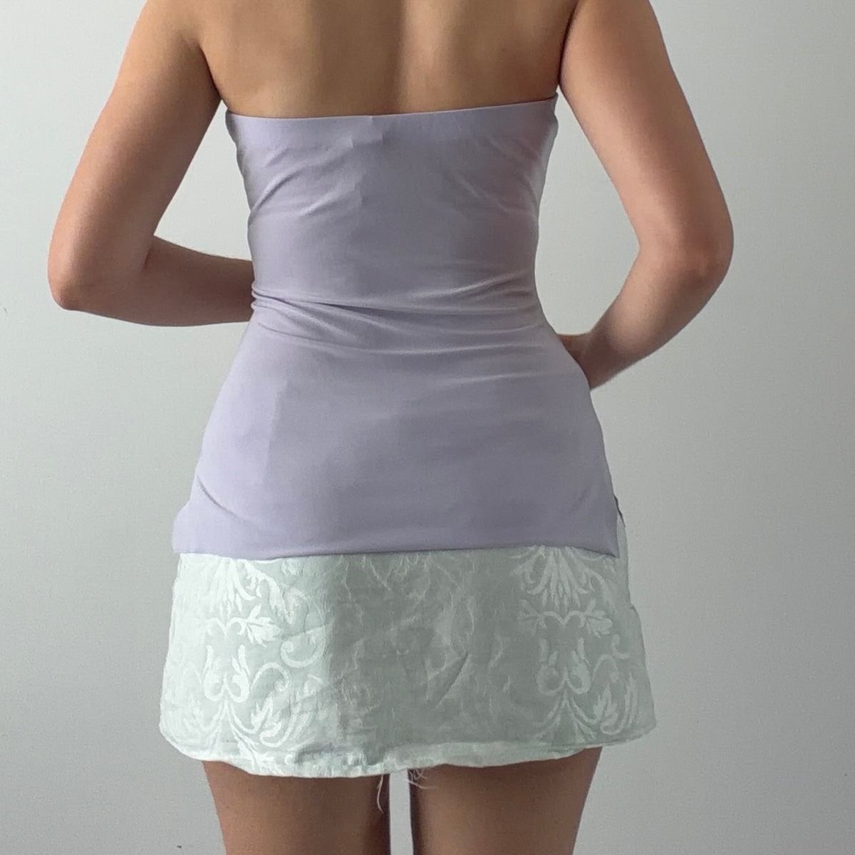 Girl Talk Strapless Butterfly Top | S