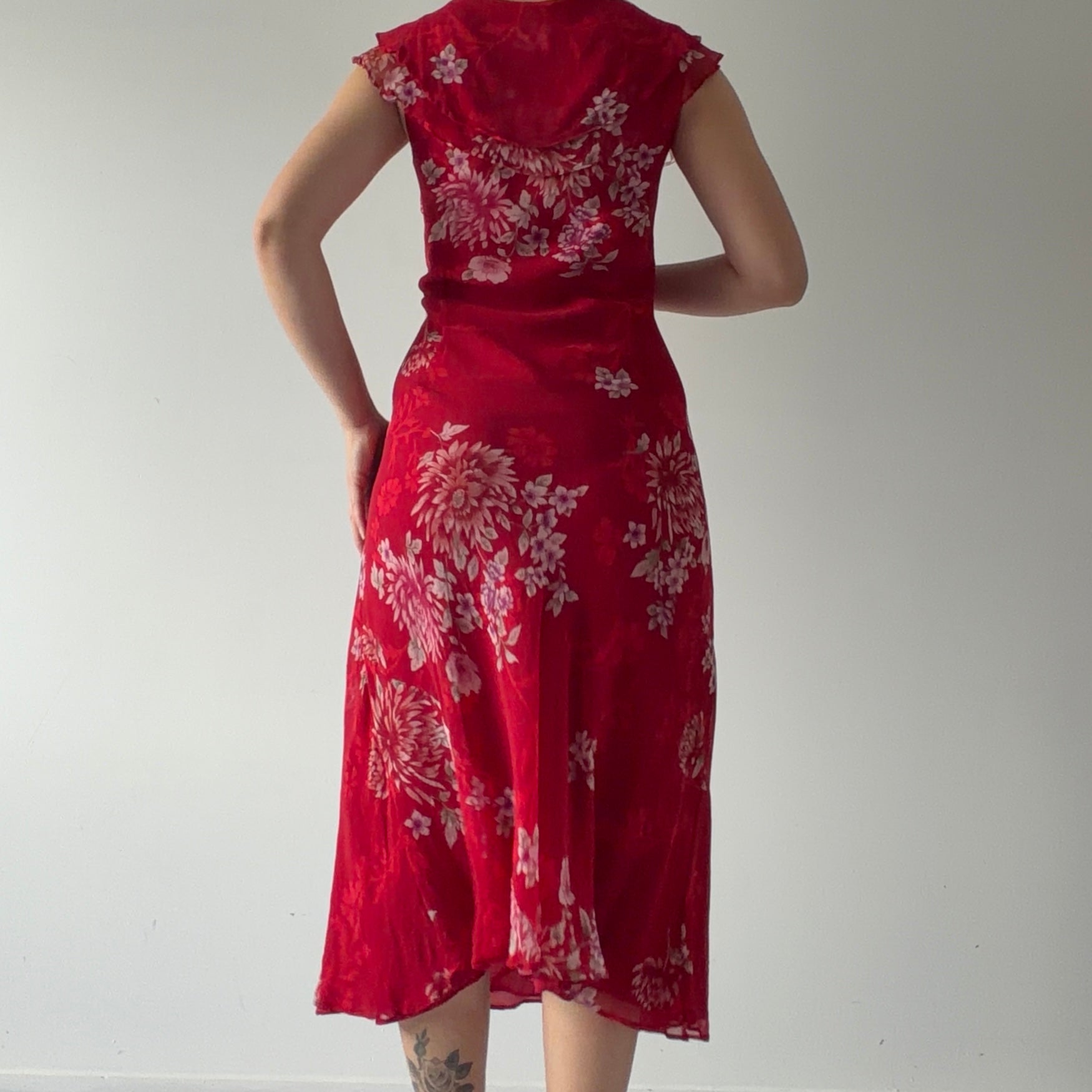Robbie Bee Silk Midi Dress | 12-14