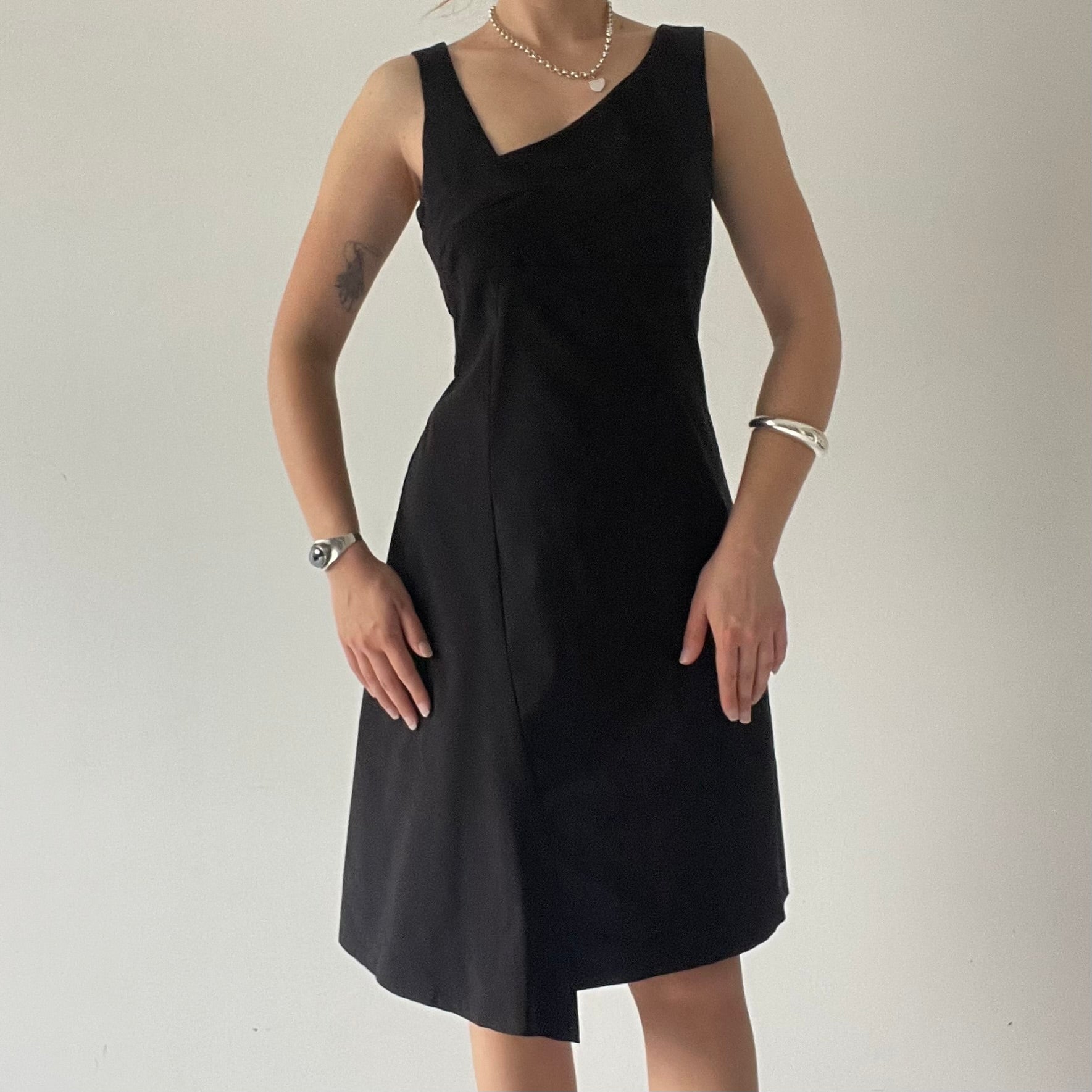 Cue Asymmetric Midi Dress | 10-12