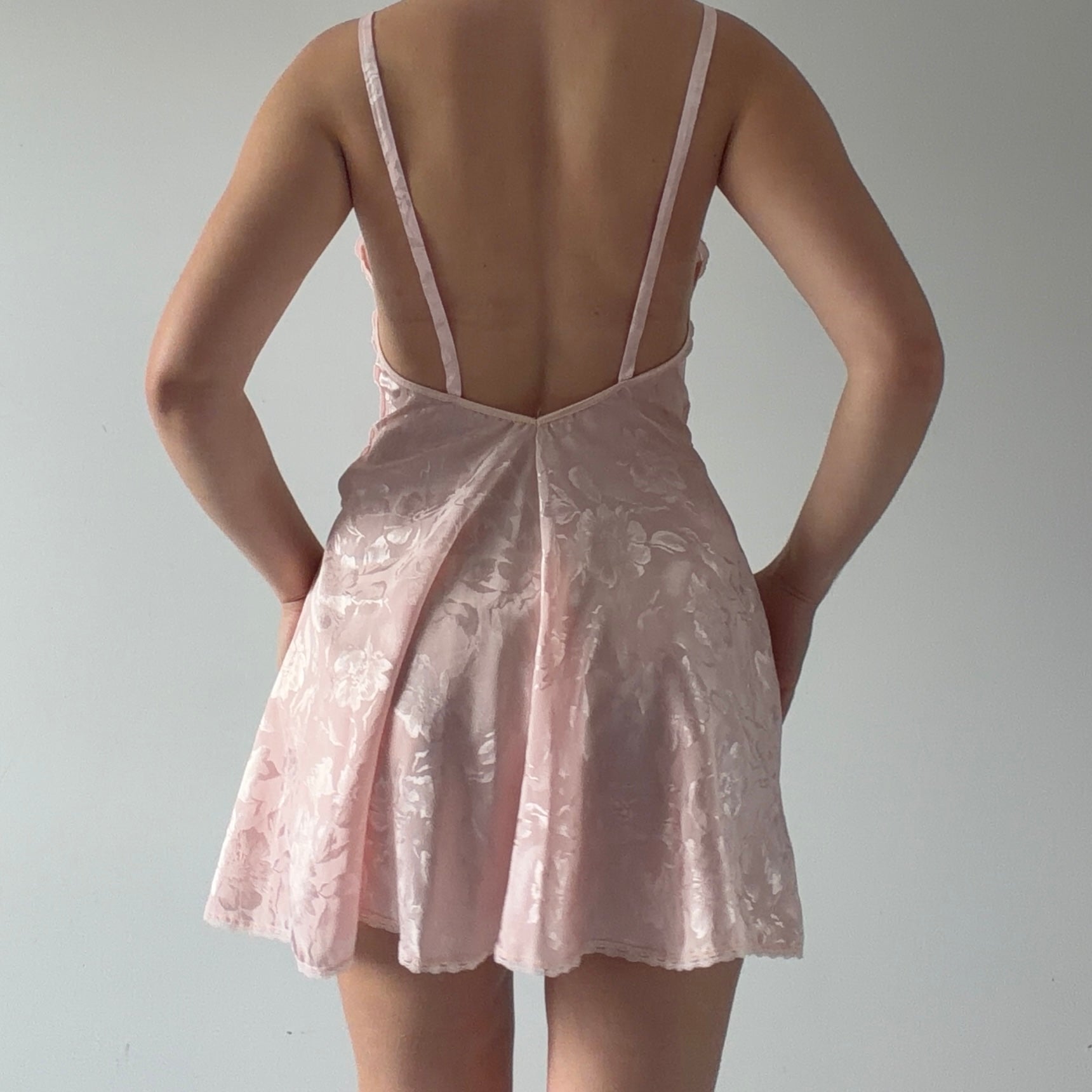 Amelia's Satin Lace Mini Dress | XS