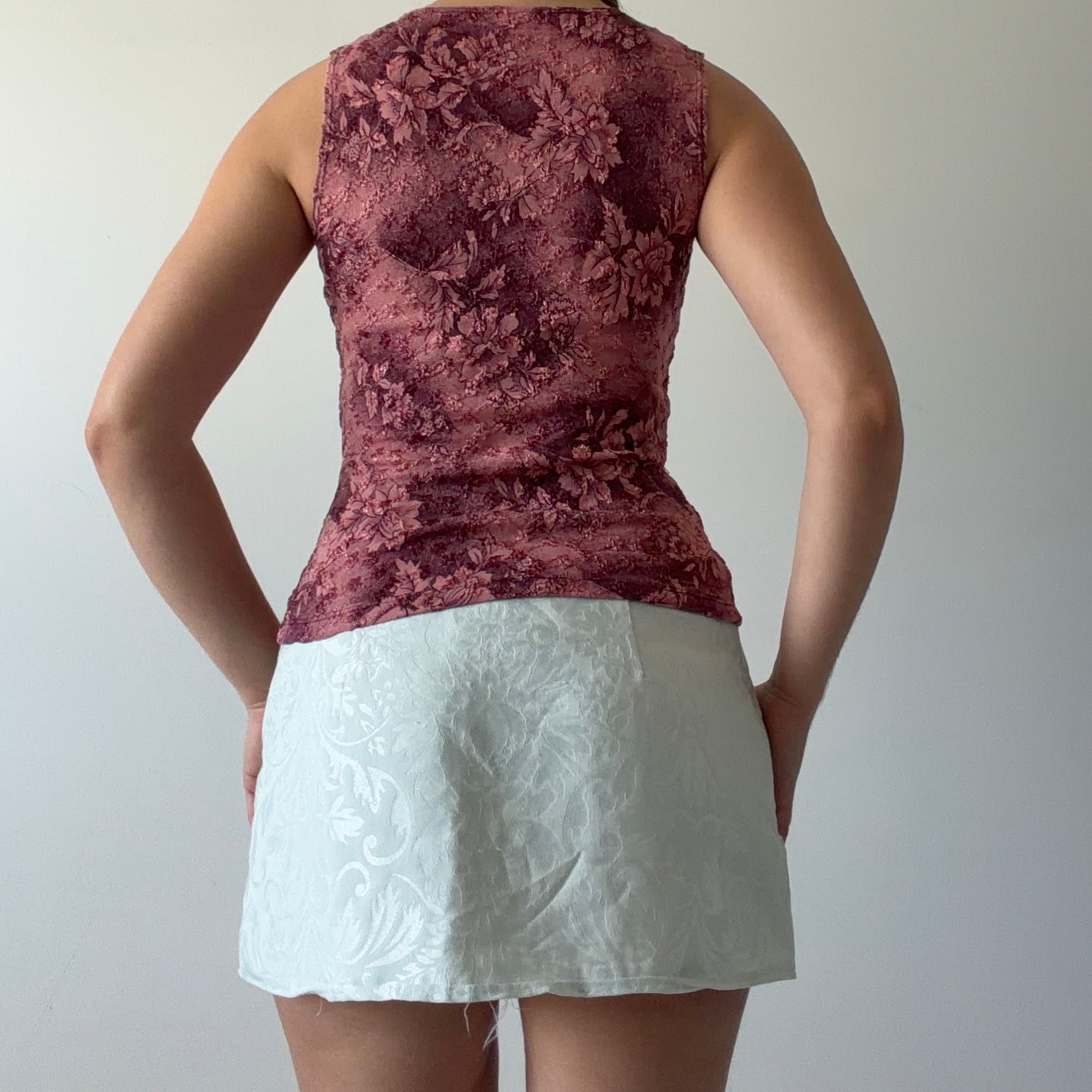 Papaya Lace Babydoll Cami | Made in USA | 8-10