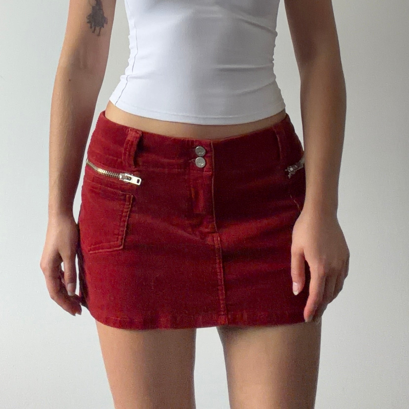 Duchesse Corduroy Mini Skirt | 10-12