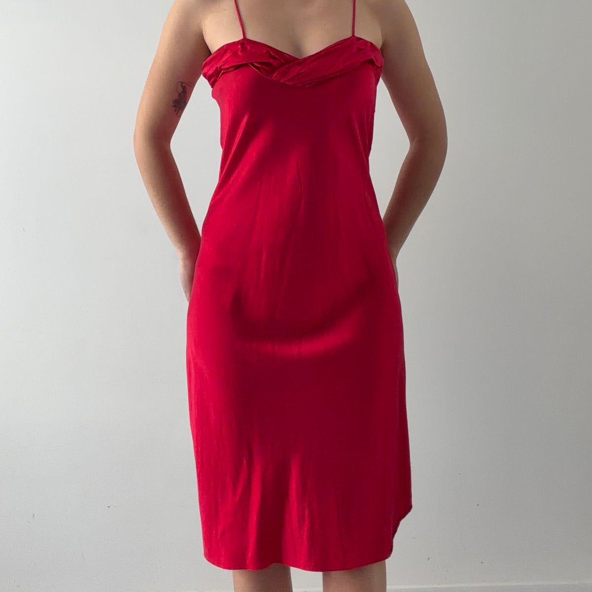Victoria's Secret Gold Label Silk Slip Dress | M