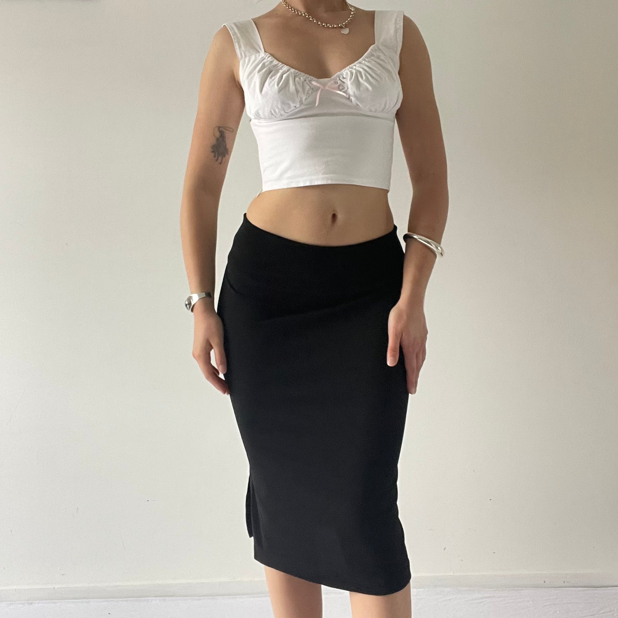 Cue Slinky Midi Skirt | XS