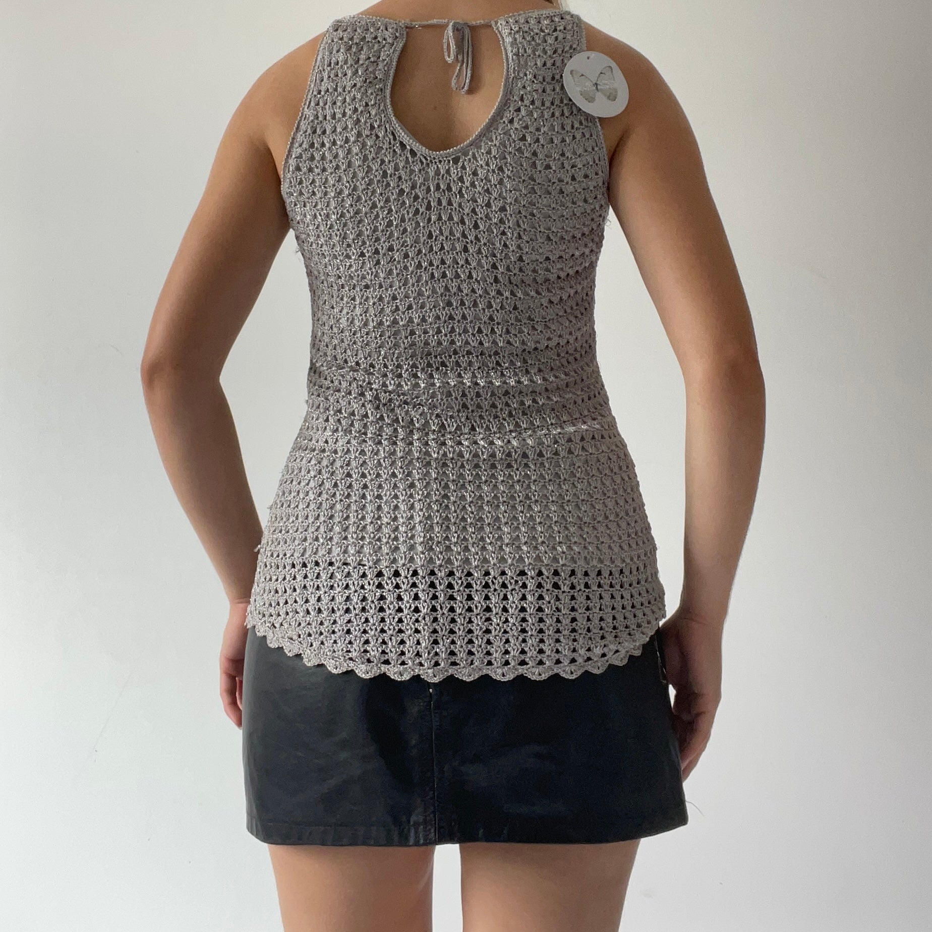 Pagani Glitter Crochet Top | 10-12