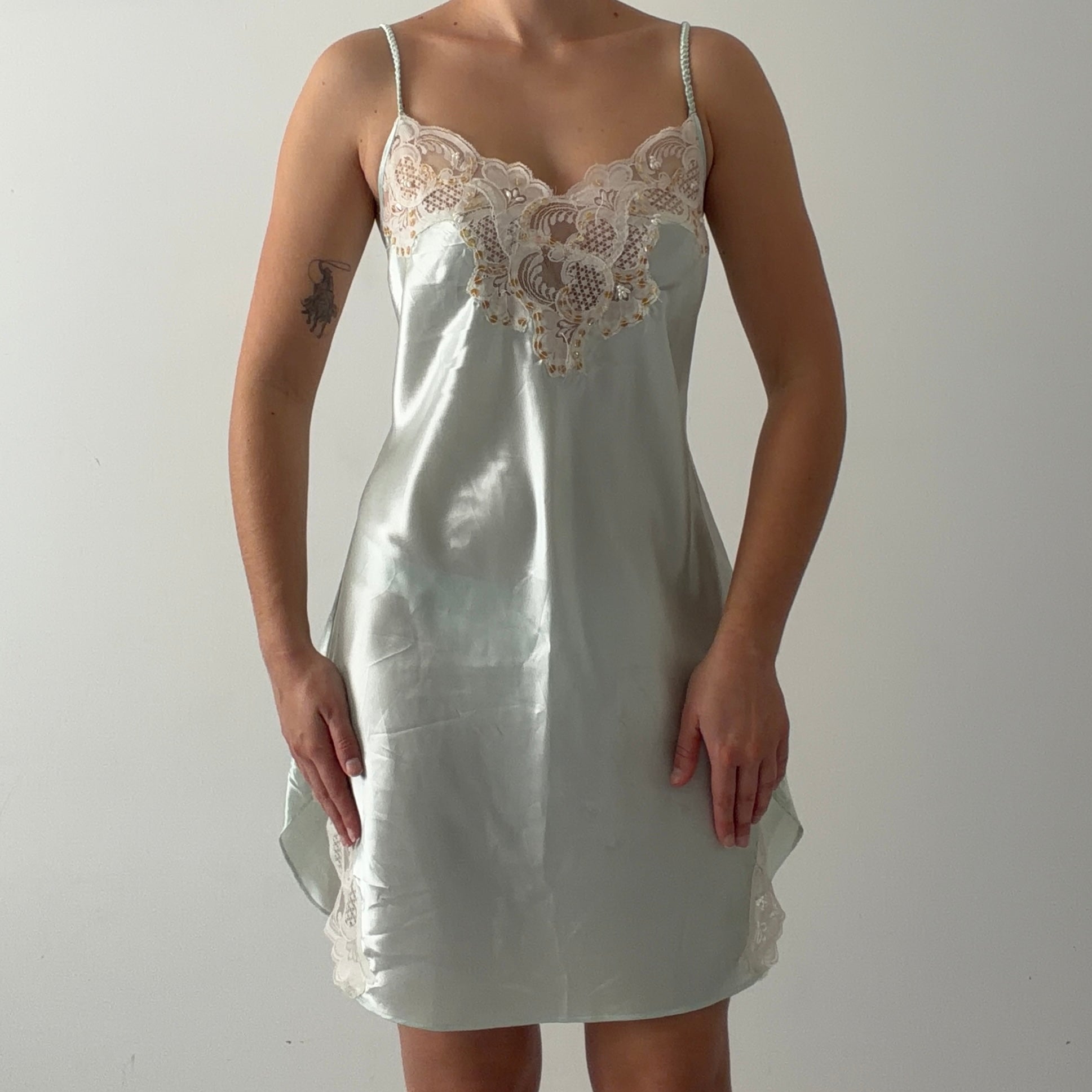 Delicates Satin Lace Slip | L