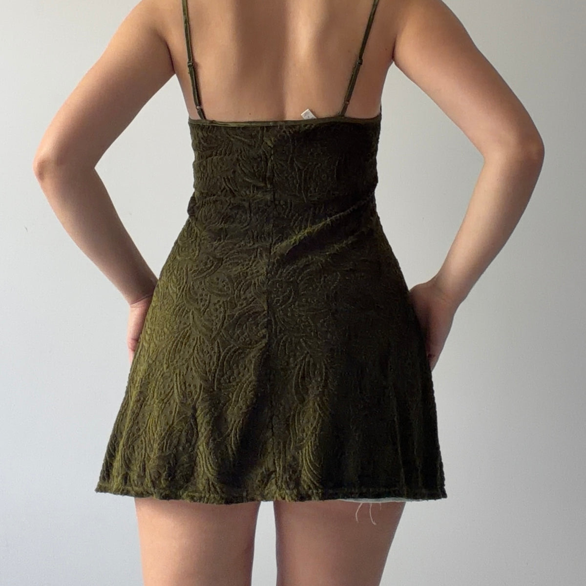 Victoria's Secret Velvet Burnout Slip | S