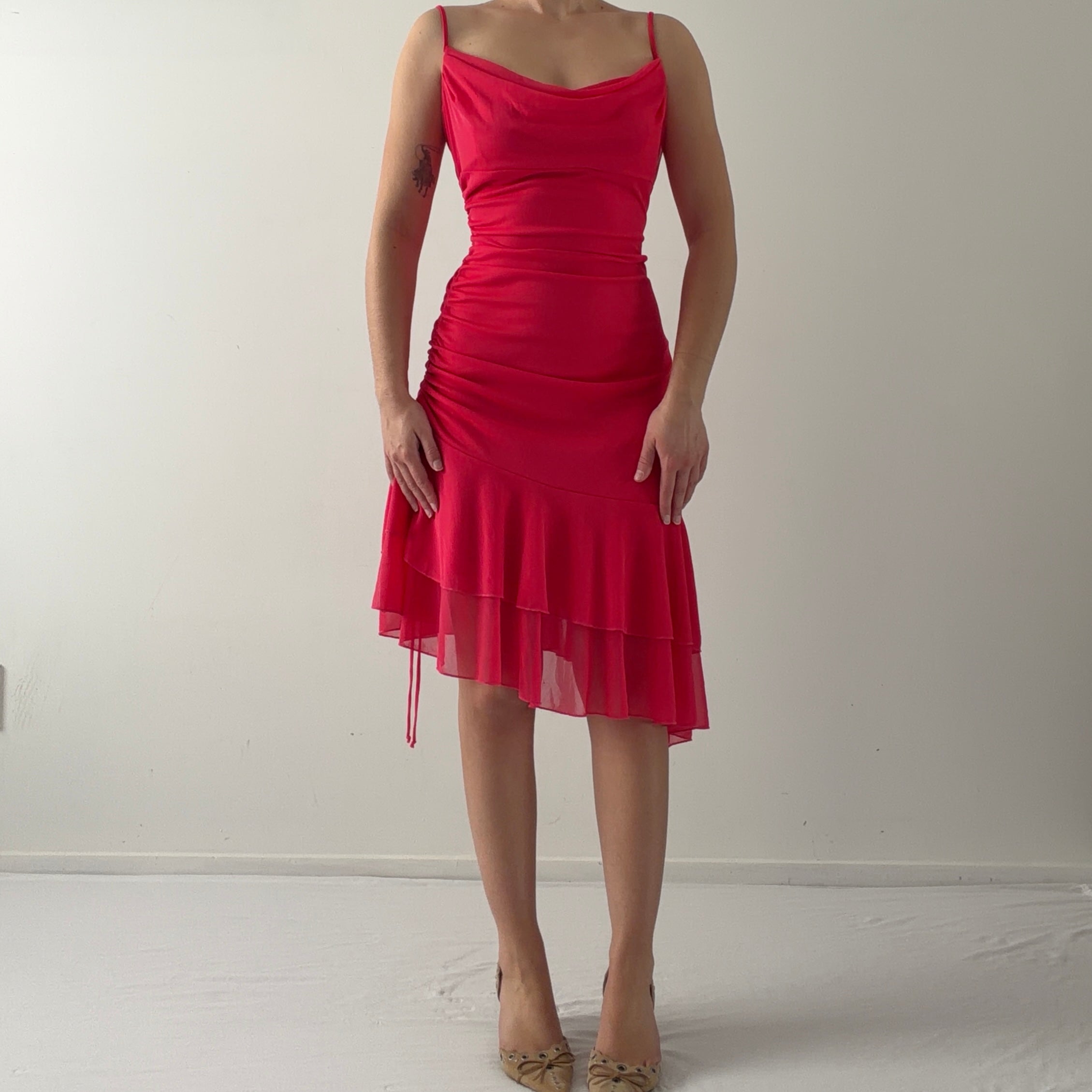 City Triangles Asymmetric Midi Dress | 10-12