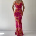 Bias Cowl Maxi Dress | XS