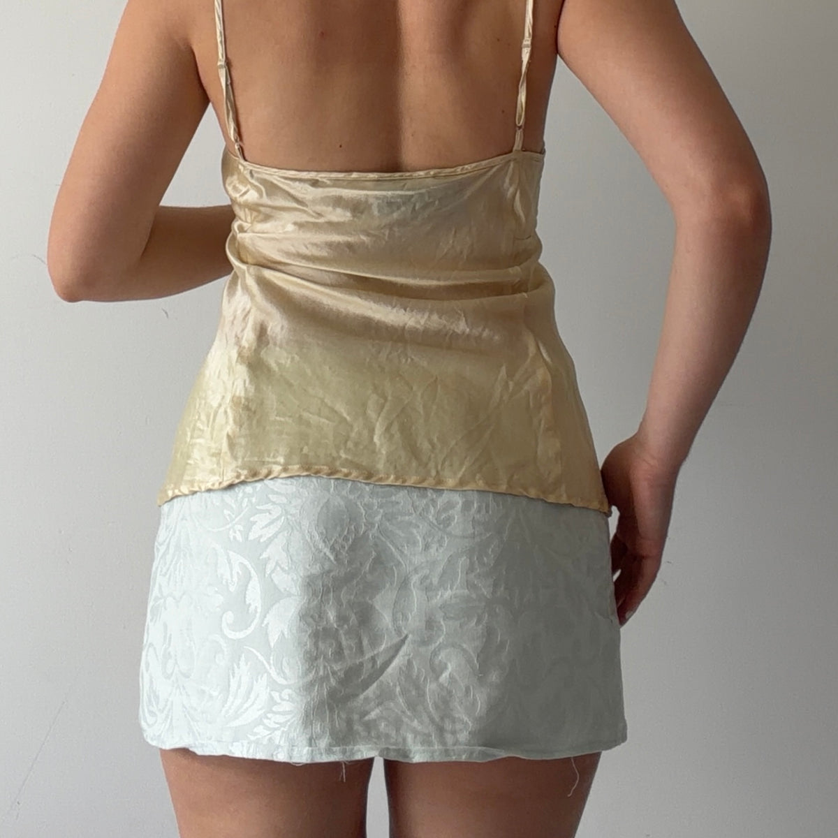 Cotton Express Silk Cami Top | L