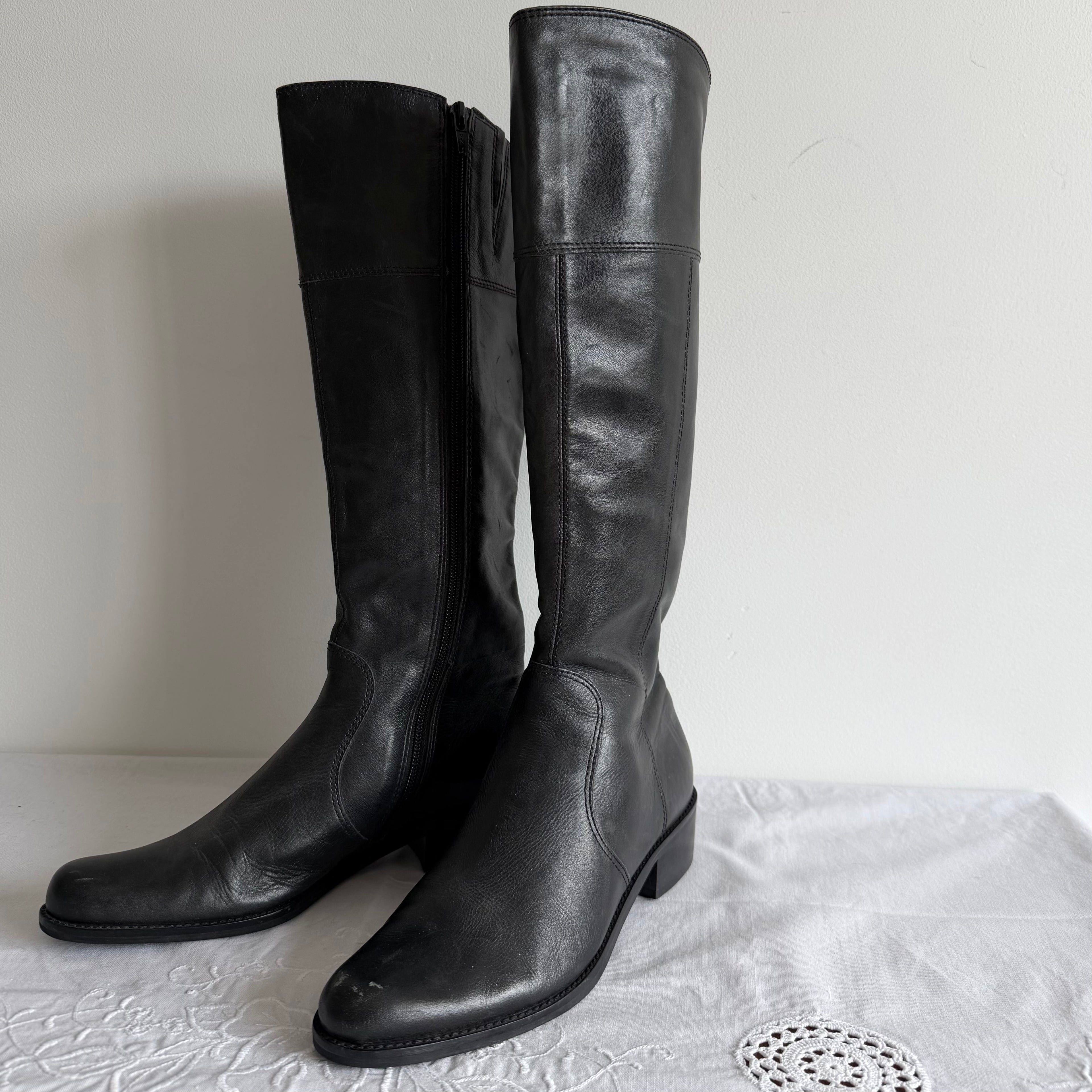 Andrē Knee High Leather Boots | EU 36 / US 5 / UK 3
