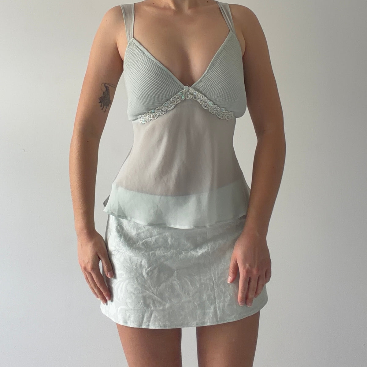 California Dynasty Babydoll Cami | 12-14