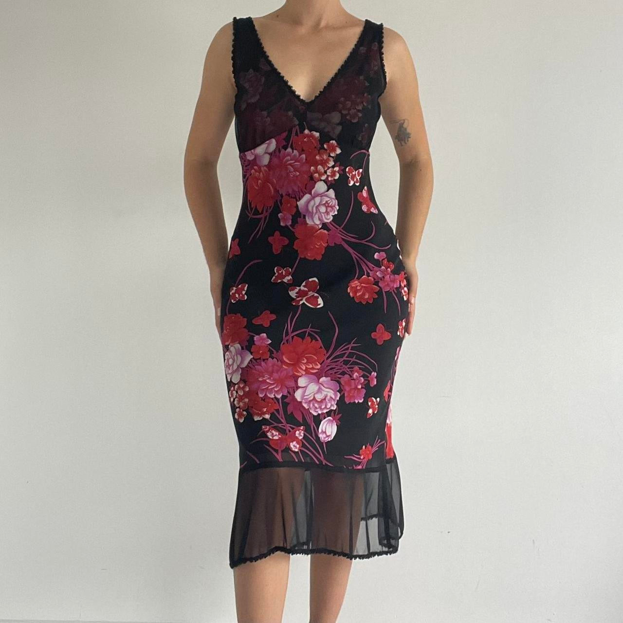 Johnny Dexter Bias Cut Midi Slip Dress | 8-12