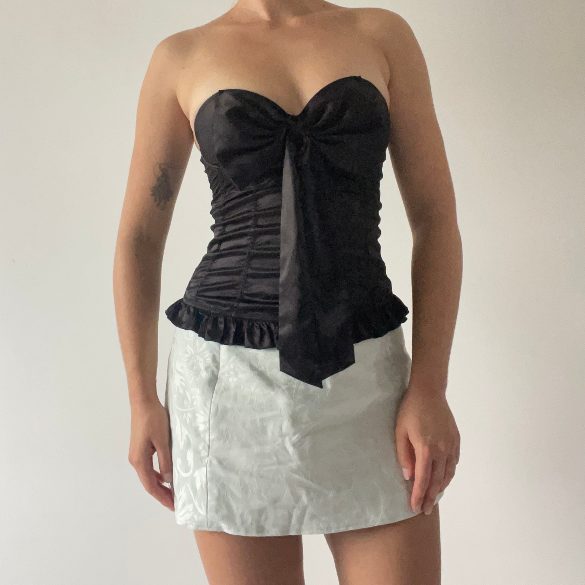 La Senza Satin Bow Corset | 8-10