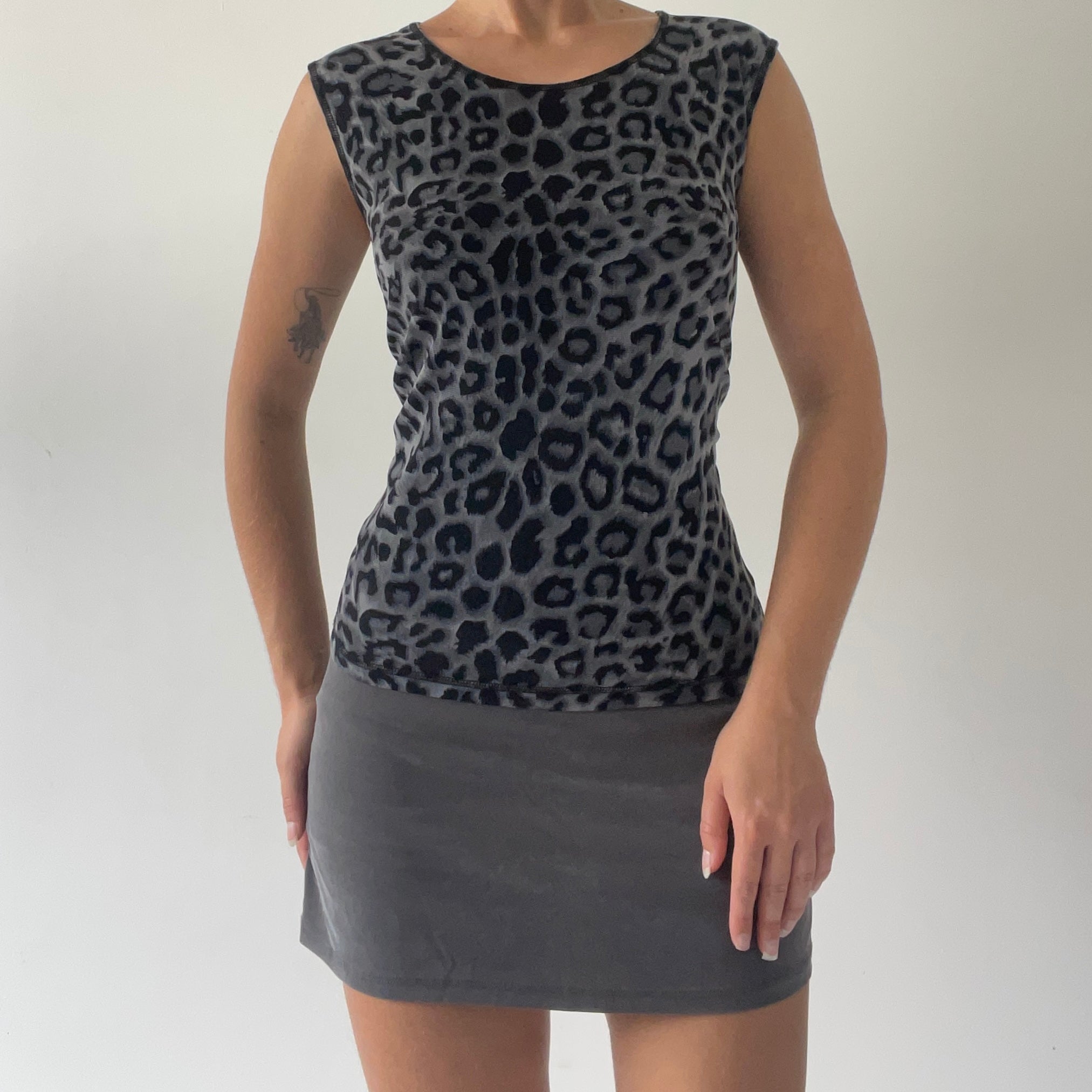 David Pond Mesh Boat Neck Top | Made in NZ | 14-16