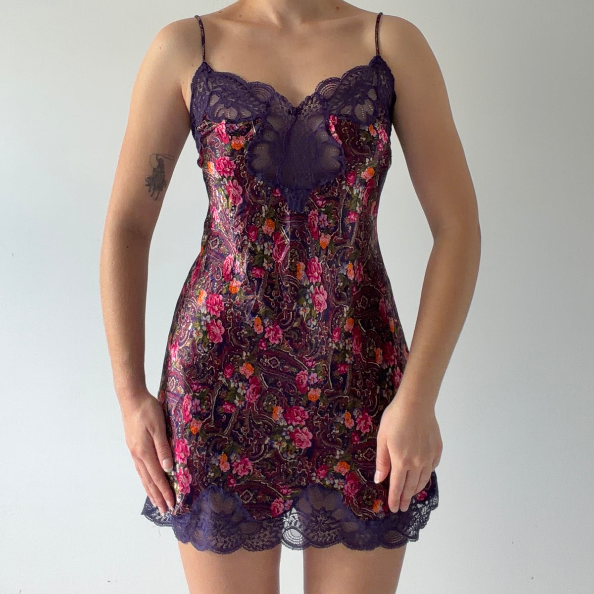 Oscar De La Renta Floral Slip | M