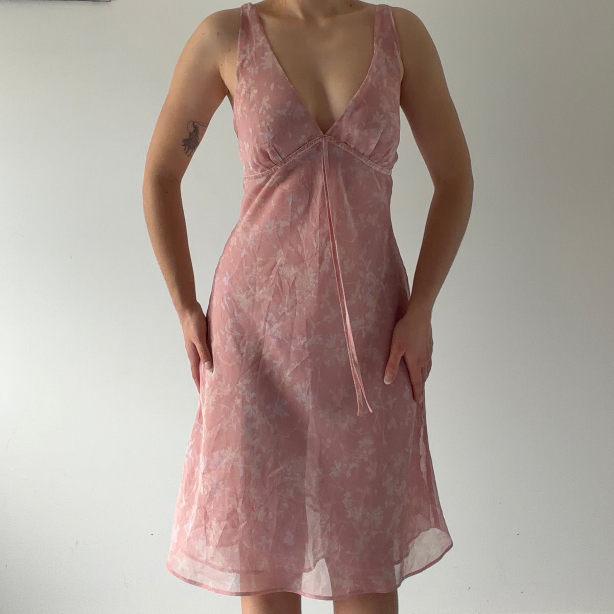Etam Babydoll Midi Dress | M