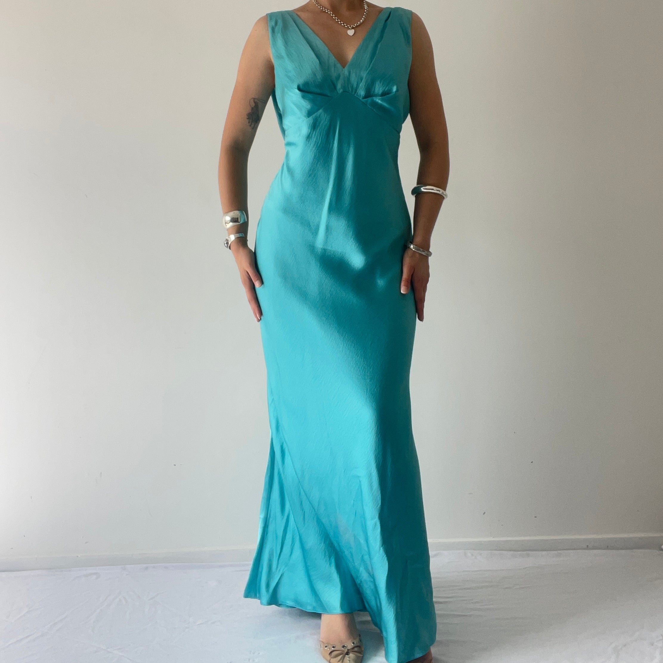 Vera Mont 100% Silk Maxi Gown | 16-18