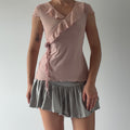 Crossroads Ruffle Rosette Top | 10-12